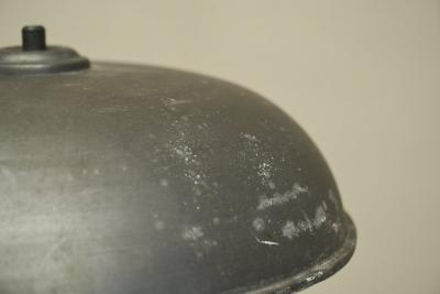 Large Patinated Bauhaus Style Table Lamp 1940s