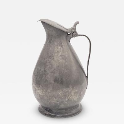 Large Pewter Ewer France circa 1800