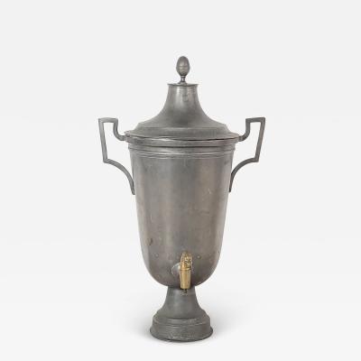 Large Pewter Urn Italy circa 1900