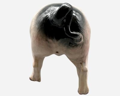 Large Pig In Ceramic Normandy France Circa 1930