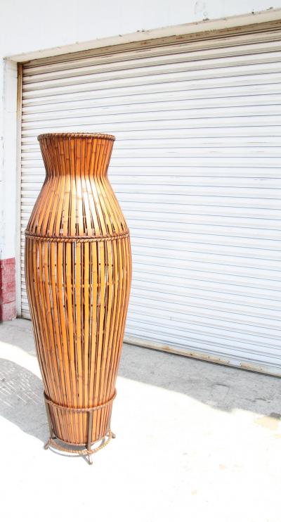 Large Pineapple Shaped Basket on Stand