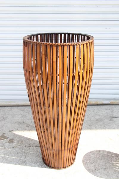 Large Pineapple Shaped Basket on Stand