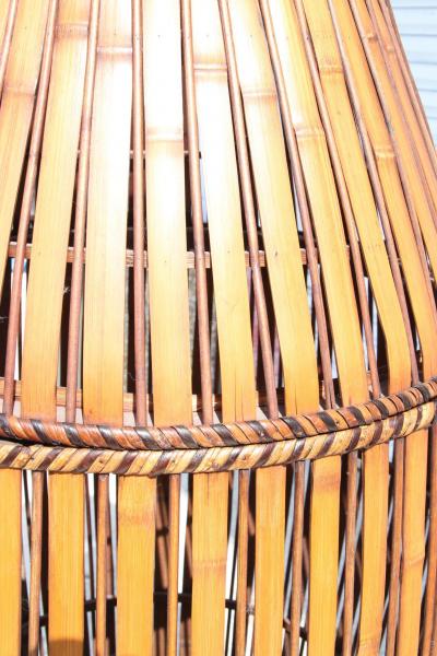 Large Pineapple Shaped Basket on Stand