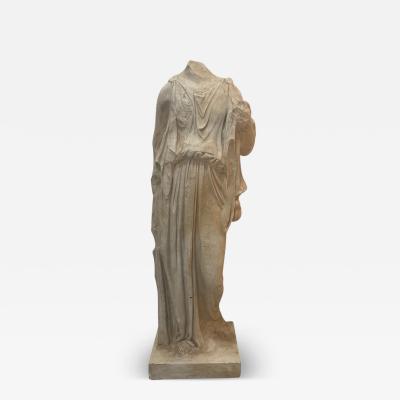 Large Plaster Sculpture of Greek Goddess
