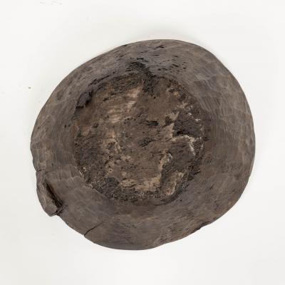 Large Primitive Bowl Hand Carved from Hardwood