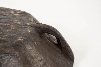 Large Primitive Bowl Hand Carved from Hardwood