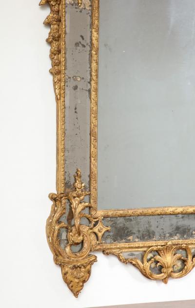 Large R gence Carved Giltwood Wall Mirror