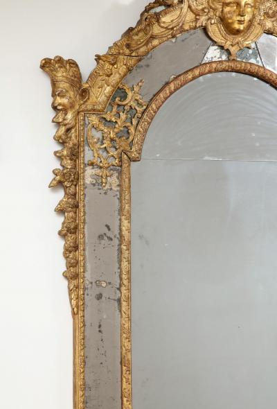 Large R gence Carved Giltwood Wall Mirror