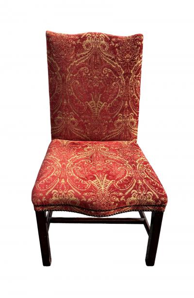 Large Regency Style Mahogany Three Pedestal Dining Table And Twelve Chairs