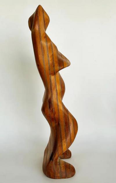 Large Robert Hardgrove Abstract Organic Wood Sculpture
