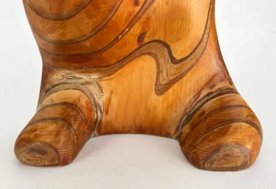 Large Robert Hardgrove Abstract Organic Wood Sculpture