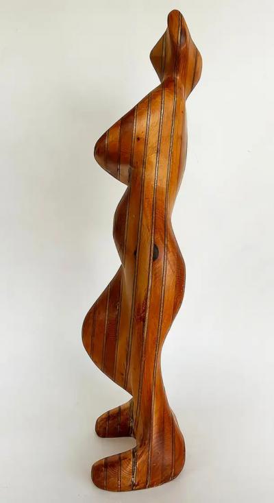 Large Robert Hardgrove Abstract Organic Wood Sculpture