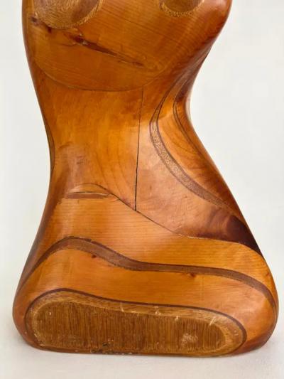 Large Robert Hardgrove Abstract Organic Wood Sculpture