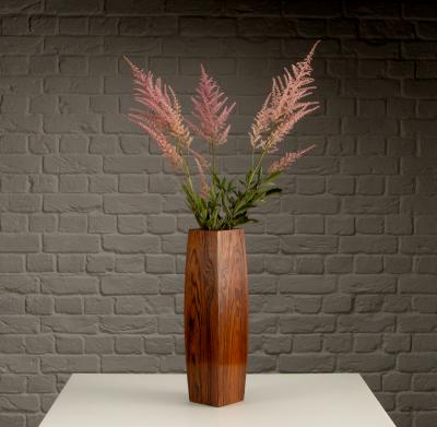 Large Rosewood Vase Denmark 1960s