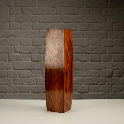 Large Rosewood Vase Denmark 1960s