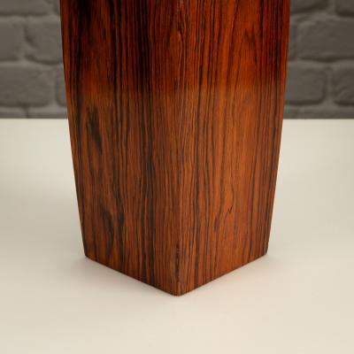 Large Rosewood Vase Denmark 1960s