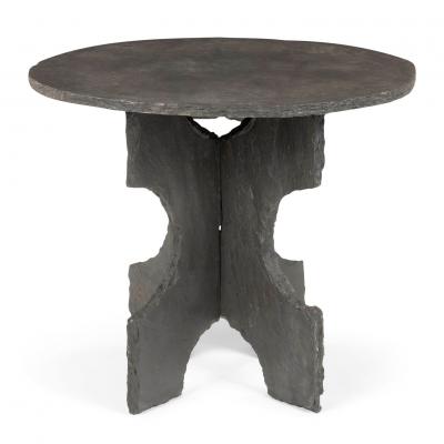Large Round Slate Table