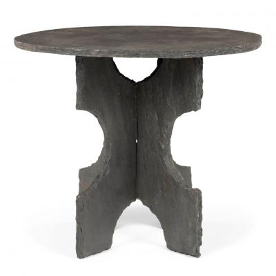 Large Round Slate Table