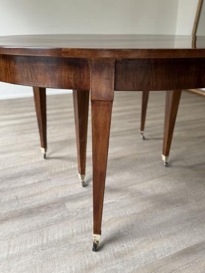 Large Scale 19th Century French Restauration Walnut Extension Dining Table
