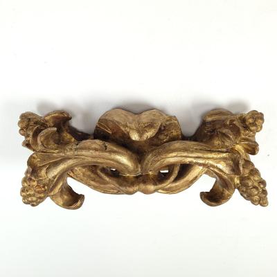 Large Scale Baroque Giltwood Carving