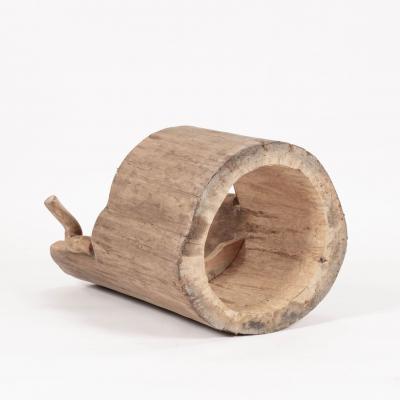 Large Scale Swedish Pine Dugout Log Armchair Kubbestol 