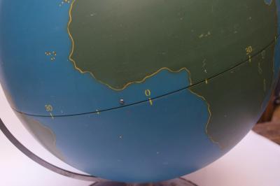 Large Scale Vintage Military Globe Activity Globe by A J Nystrom