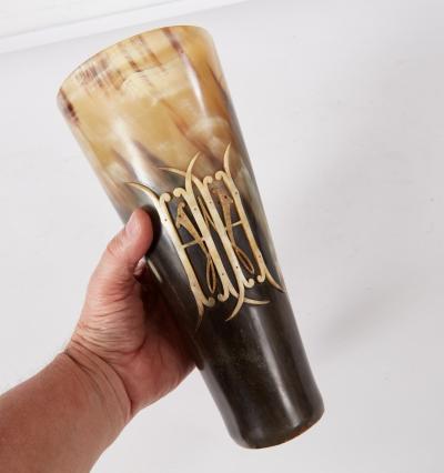 Large Scottish Horn Beaker