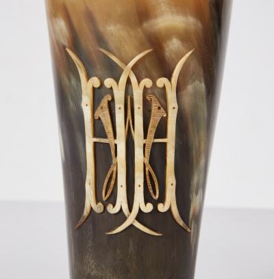 Large Scottish Horn Beaker