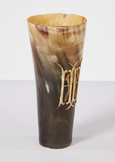 Large Scottish Horn Beaker