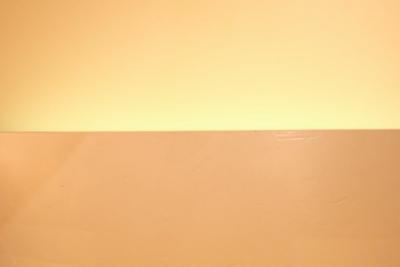 Large Sculptural Round Convex Rose Gold Lighted Mirror or Wall Art Italy