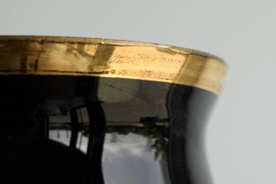 Large Sculptural Vase in Art Glass Belgium 1940s