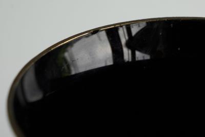 Large Sculptural Vase in Art Glass Belgium 1940s