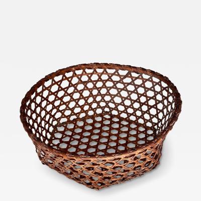 Large Shaker style cheese basket late 19th century