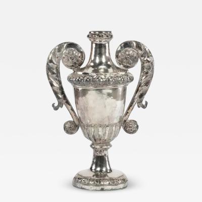 Large Silver Plate Urn