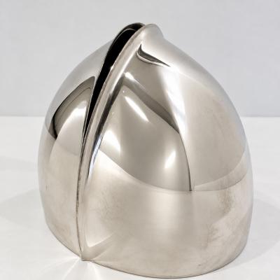 Large Silver Vase by Lino Sabattini Italy Circa 1980