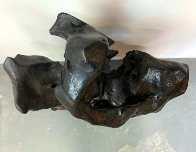 Large Spectacular Chinese Lingbi Scholar Stone on Stand