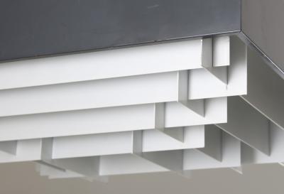 Large Square Swedish Midcentury Pendant