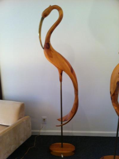 Large Standing Crane Birds