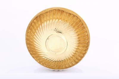 Large Sterling Silver Centerpiece Bowl Gold Interior