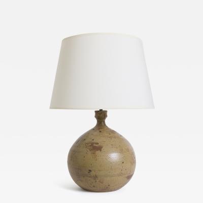 Large Stoneware Table Lamp