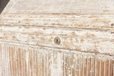 Large Swedish Gustavian Dry Scraped Bureau