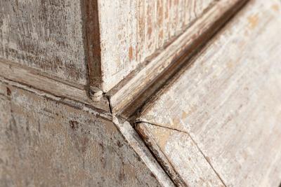 Large Swedish Gustavian Dry Scraped Bureau