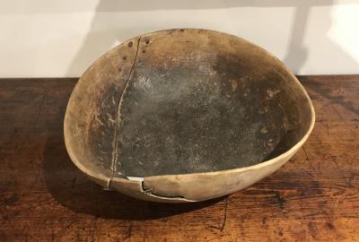 Large Swedish Rustic Burl Bowl