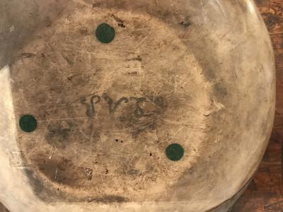 Large Swedish Rustic Burl Bowl