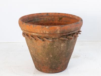 Large Terracotta Pot England Mid 20th C 