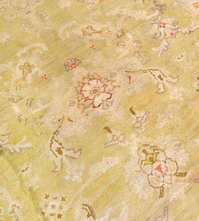 Large Traditional Handwoven Turkish Oushak Rug