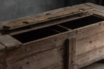 Large Vernacular Folk Art Chest Italy 19th Century