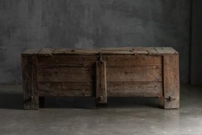 Large Vernacular Folk Art Chest Italy 19th Century