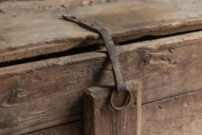 Large Vernacular Folk Art Chest Italy 19th Century