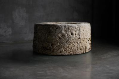 Large Vernacular Stone Basin Italy 19th Century